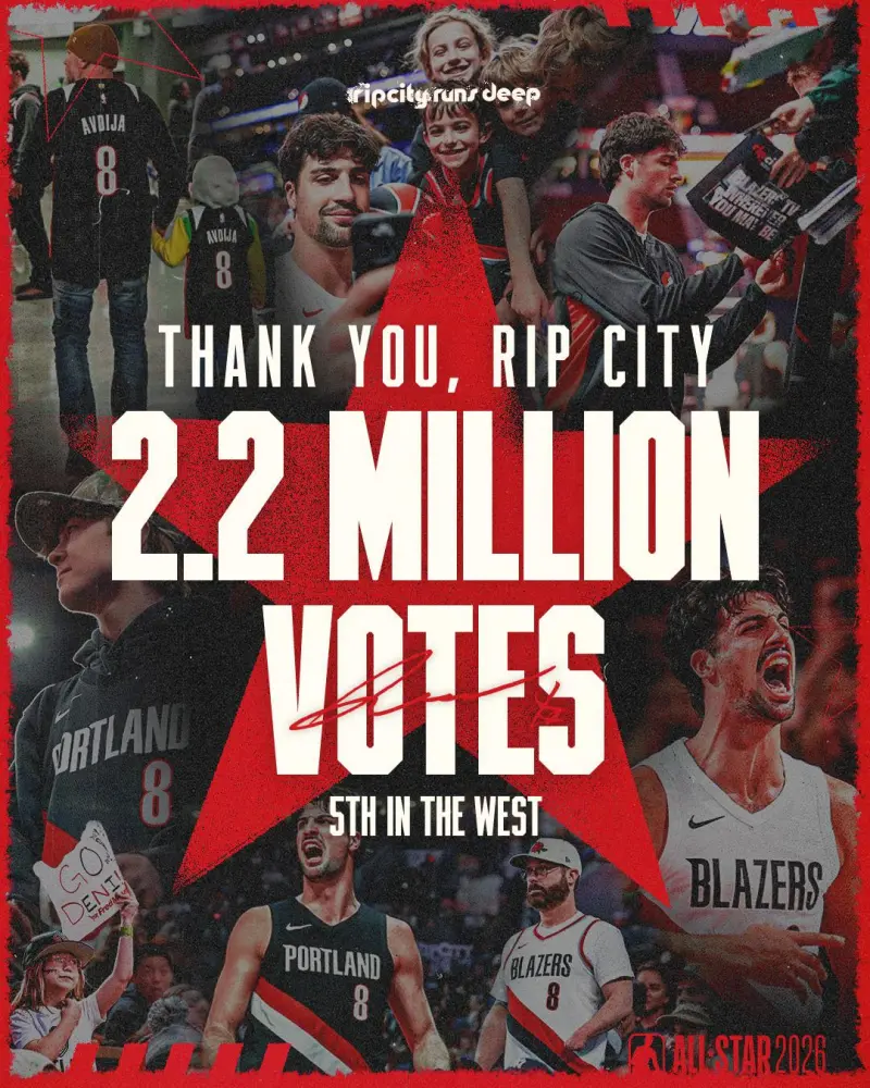 pg电子注册教程-220万票西部第五！开拓者官方致谢为阿夫迪亚投票的球迷